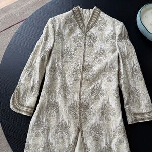Ivory SHERWANI. Size S Indian clothes